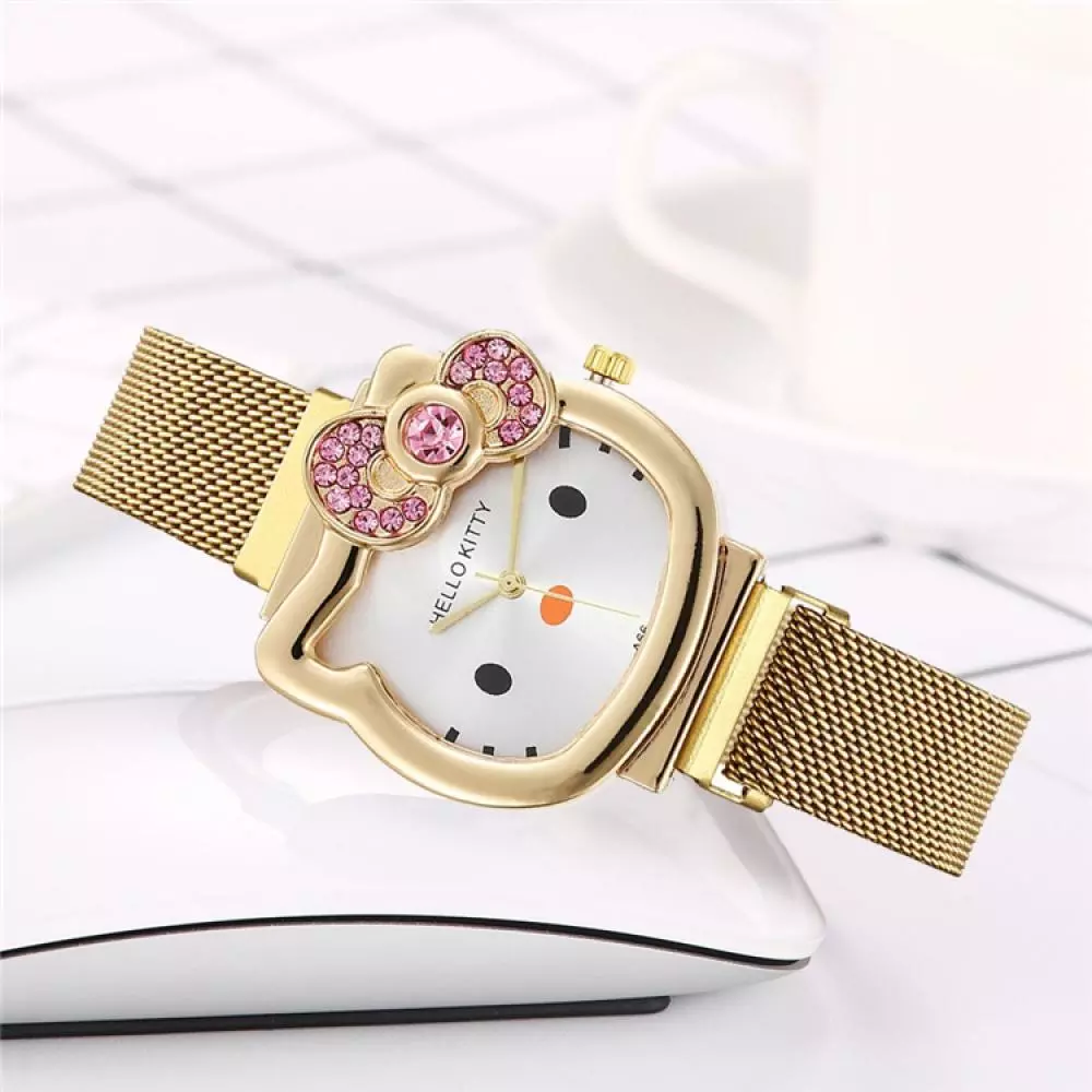 Orë dore për fëmijë Hello Kitty OFHKA, e artë