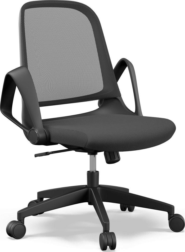 Канцелариска столица SENSE7 Sopty, црна