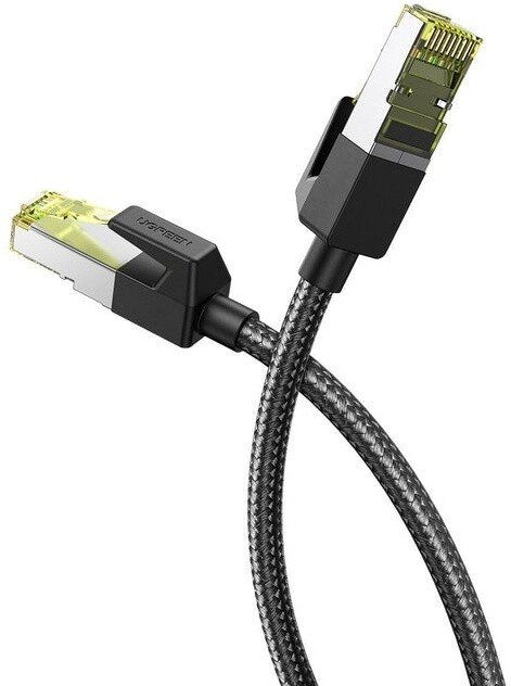 Kabllo UGREEN Ethernet CAT7, 2m, e zezë