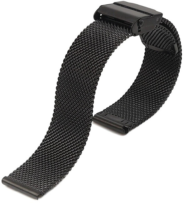 Rrip milanez 4wrist për Samsung 20mm, i zi
