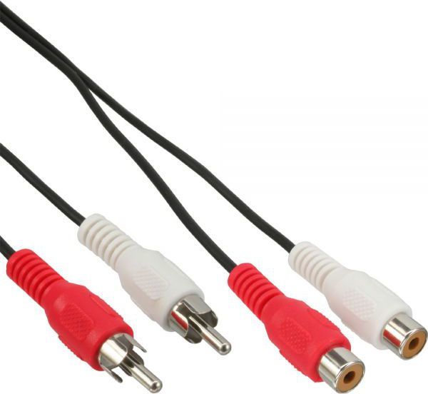 Kabllo Intos (89935), RCA (Cinch) x2 në RCA (Cinch) x2 5m, e zezë Kabllo Intos (89935), RCA (Cinch) x2 në RCA (Cinch) x2 5m, e zezë