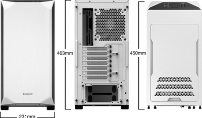 Kasë Be quiet! Pure Base 500 Window Midi Tower (BGW35), e bardhë