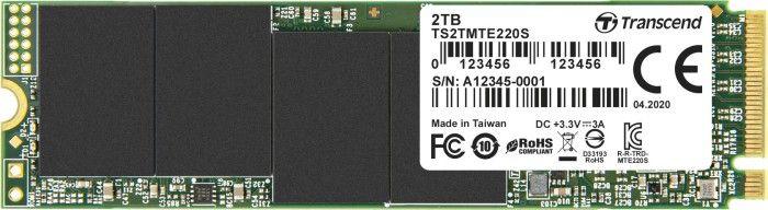 Disk SSD Transcend 220S, 2TB, M.2 2280 PCI-E x4 Gen3 NVMe Disk SSD Transcend 220S, 2TB, M.2 2280 PCI-E x4 Gen3 NVMe