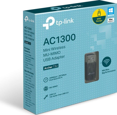 Kartelë e rrjetit TP-Link Archer T3U (USB 3.0)