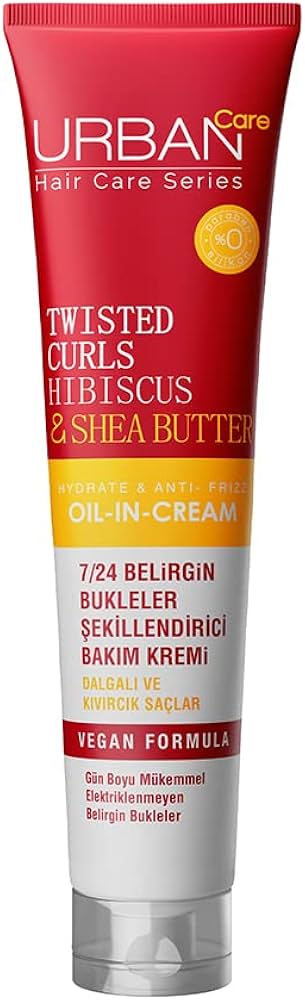 Krem për flokë kaçurrela Urban Care Oil In Cream Hibiscus & Shea Butter, 175 ml