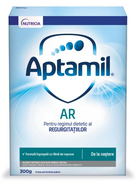 Aptamil AR (Anti-Reflux) 300 gr - Qumesht Pluhur per Foshnje kunder Vjelljes Aptamil AR (Anti-Reflux) 300 gr - Qumesht Pluhur per Foshnje kunder Vjelljes