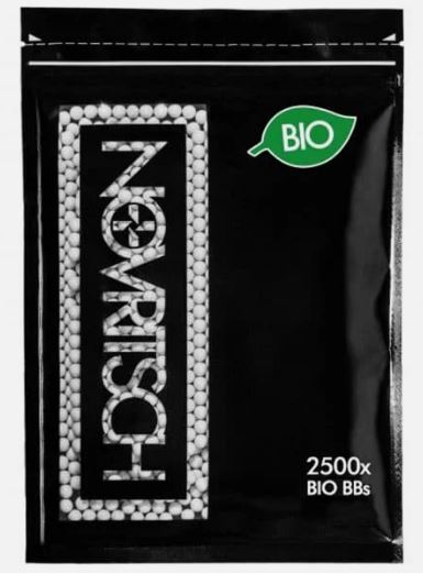AIRSOFT BBs, Novritsch BBs. 2500pcs, 20gr. BIO