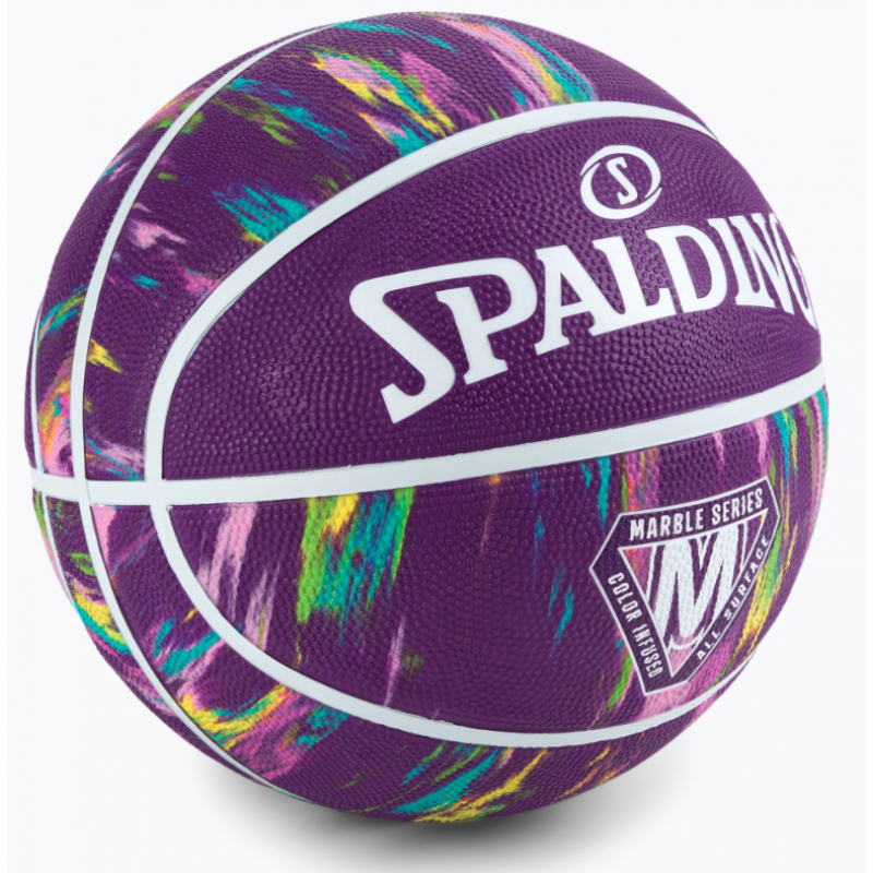 Top basketbolli Spalding, gomë, nr.6, vjollcë mermeri