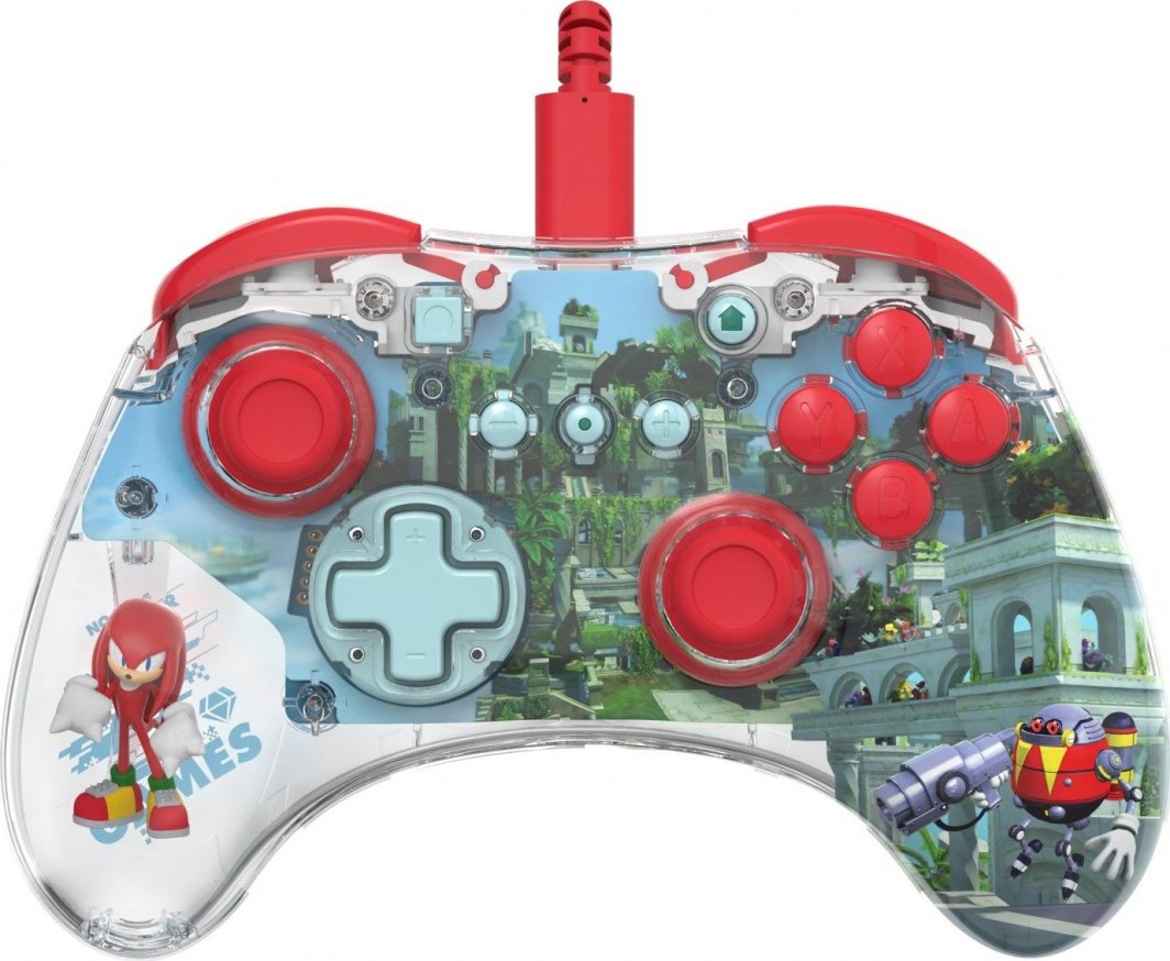 Kontroller PDP RealMz Knuckles Sky Sanctuary Zone, me kabllo, shumëngjyrësh
