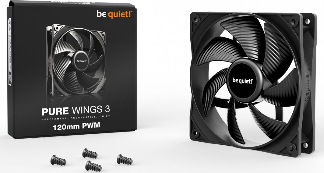 Ftohës be quiet! Pure Wings 3 PWM, 120 mm