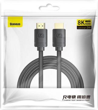 Kabllo Baseus HDMI - HDMI, e zezë, 3 m