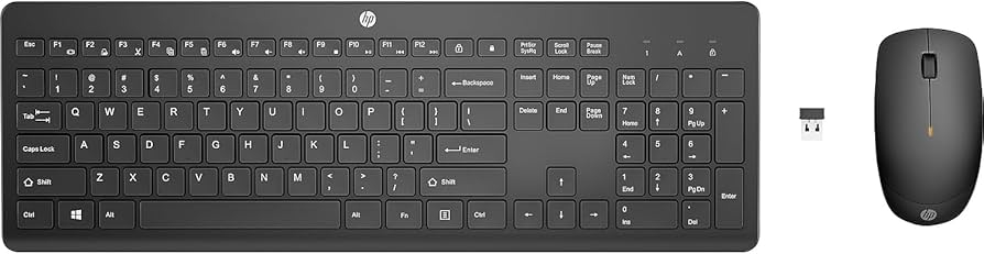 Set maus + tastierë HP Wireless, Combo, 230, i zi