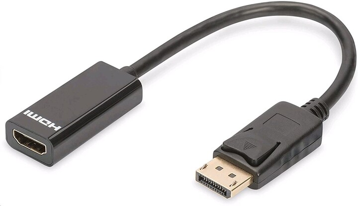 Përshtatës C-TECH, DisplayPort - HDMI, M/F, i zi