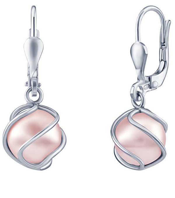 Silvego Сребрени Обетки со Swarovski Бисер