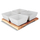 Pjata servimi porcelan 4 copë Lamart LT9018, të bardha