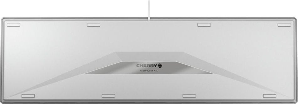 Tastierë Cherry KC, me kabllo, Nordic, e bardhë dhe e argjendtë
