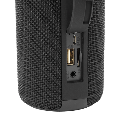 Altoparlant White Shark Conga BT 5.0 me ndriçim, 10W, i zi