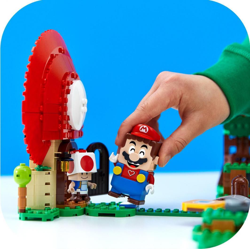 Lego Super Mario Toad Is Looking For The Treasure, 464 elemente