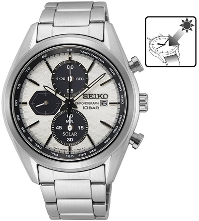 Orë për meshkuj Seiko SSC769P1, e argjendtë