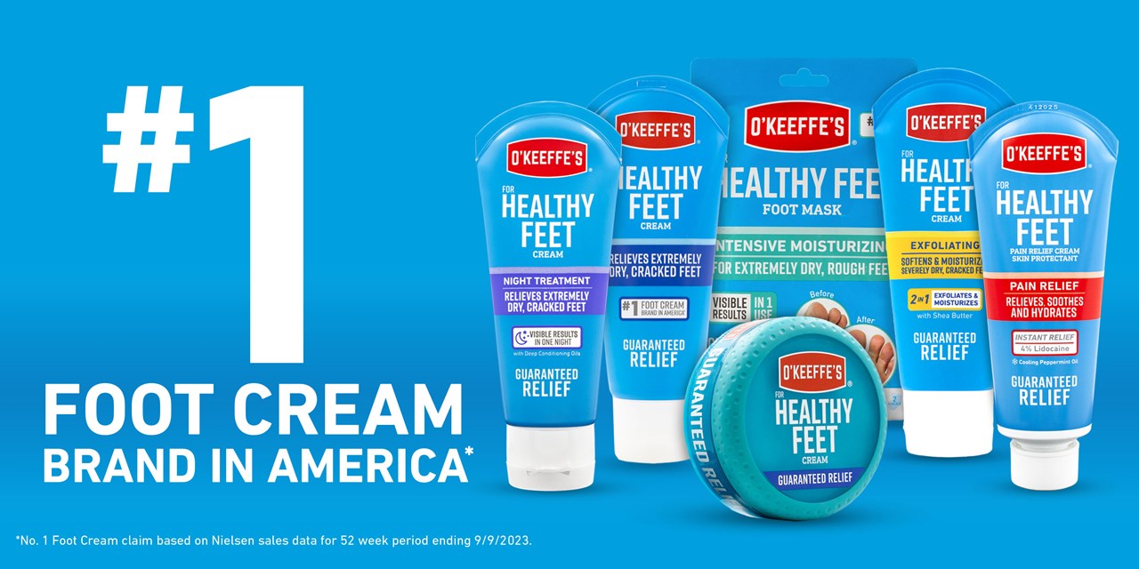 Krem për këmbë O'KEEFFE'S Healthy Feet, Tubetë 60g
