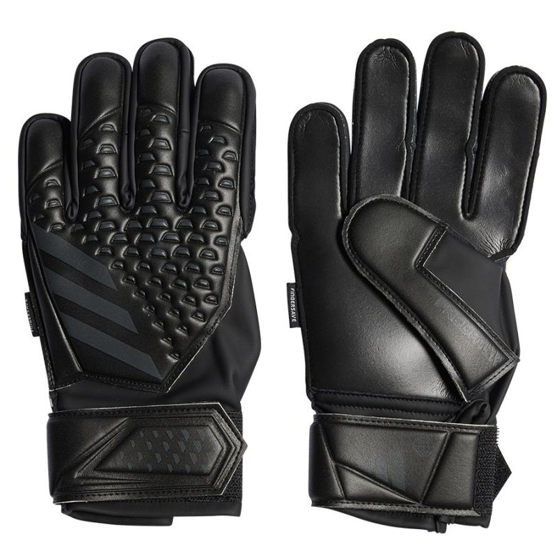 Doreza portieri për fëmijë Adidas PRED GL MTC FSJ, Soft Grip Pro, Fingersave, të bardha, 7