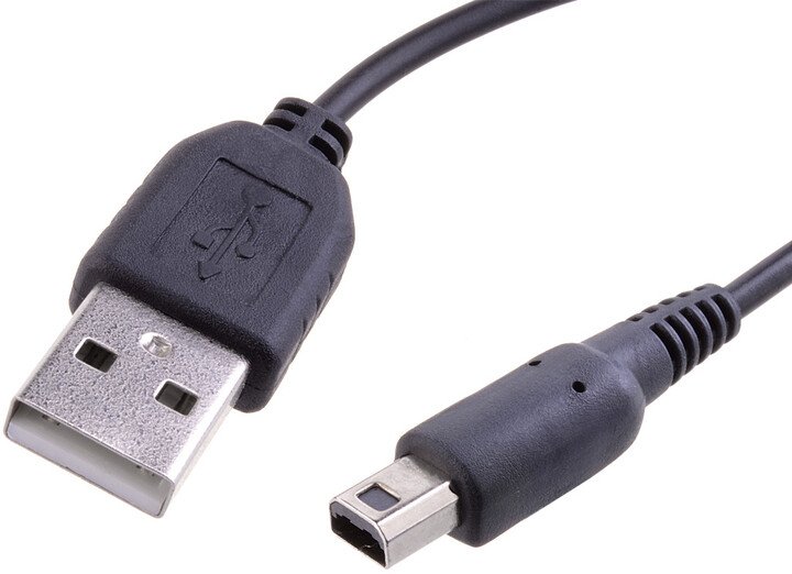 Kabllo karikimi Avacom USB për Nintendo 3DS me lidhës 3DS, 120cm
