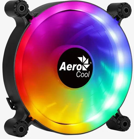 Ftohës Aerocool PGS Spectro 12 FRGB, 12 cm, i zi