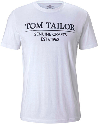 Maicë Tom Tailor Regular Fit, e bardhë
