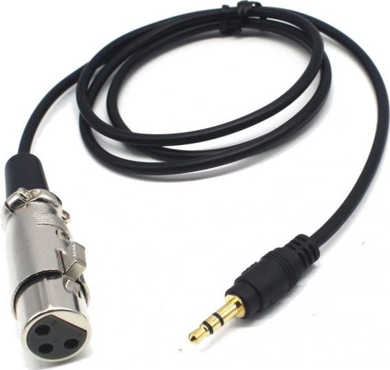 Kabllo mikrofoni Mozos XLR Mini Jack 3.5 mm MCABLE-XLR