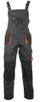 Kominoshe pune Dungarees Classic, nr. 56, të zeza / të hirta / portokalli