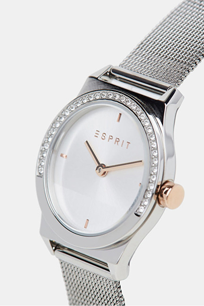 Orë dore Esprit Magnolia Mini Stones Silver Mesh ES1L091M0045