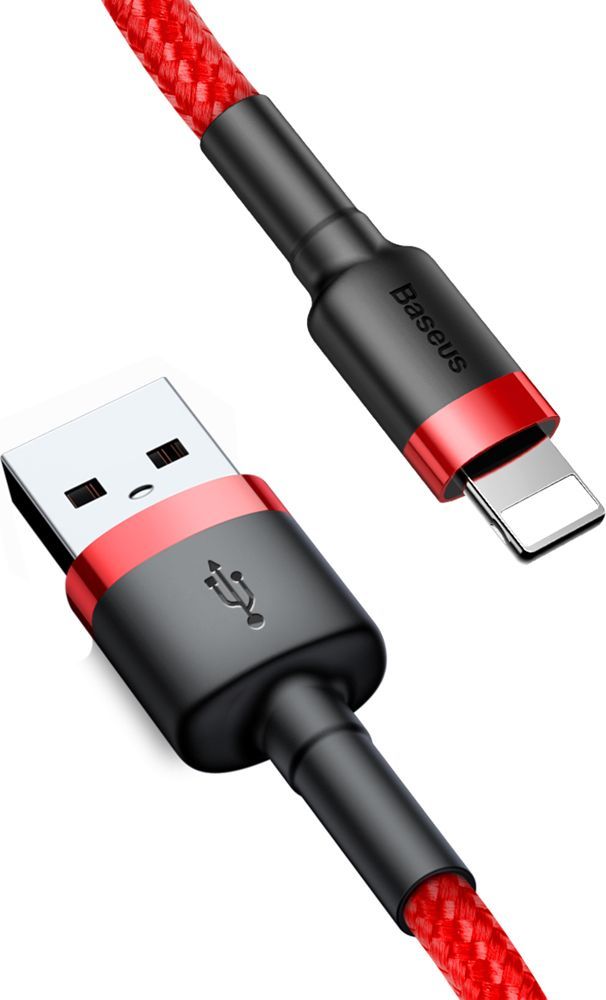 Kabllo USB Baseus, USB-A, 2m, e kuqe