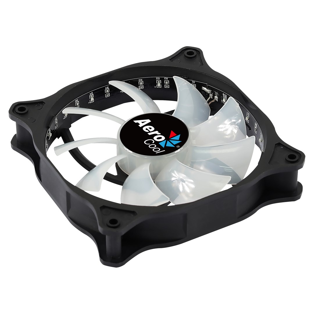 Ftohës Aerocool COSMO12FRGB, 12 cm, i zi