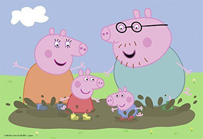 Puzzle Peppa Pig, 2 x 24 copë