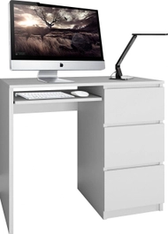 Tavolinë kompjuteri TopEshop Lima, 98 cm x 51 cm, e bardhë Tavolinë kompjuteri TopEshop Lima, 98 cm x 51 cm, e bardhë