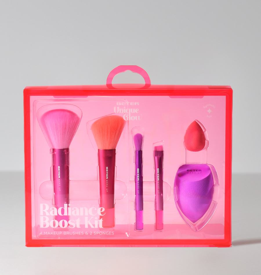 Set brusha & sfungjer kozmetike BETER Unique Glow Mini