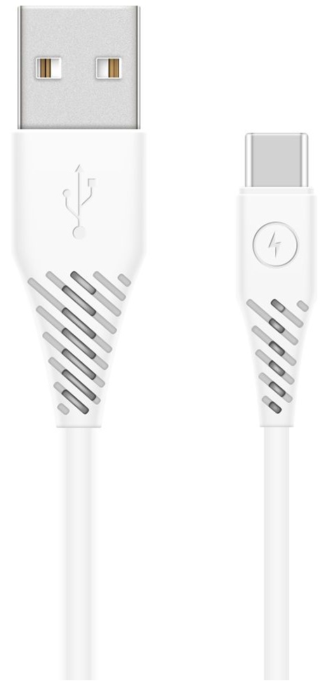 Kabllo Swissten USB-C 3.1, 1.5m, e bardhë, 7mm