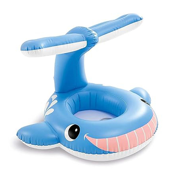 56591 JOLLY WHALE SHADED BABY FLOAT 99cmx86cm