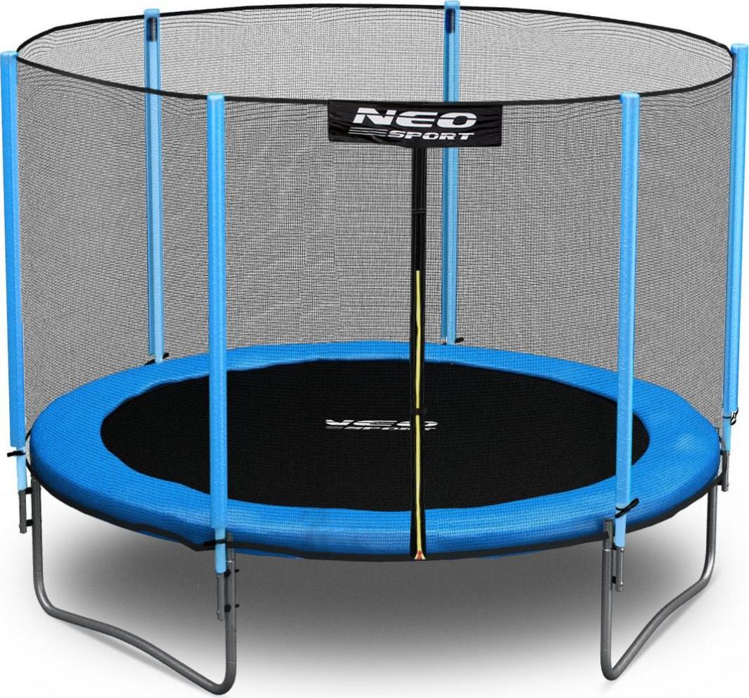 Trampolinë kopshti Neo-Sport me rrjetë të jashtme, 312 cm