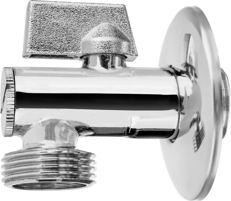 Valvulë këndore Invena me filtër 1/2" x 3/4" (ZW-12-W20)