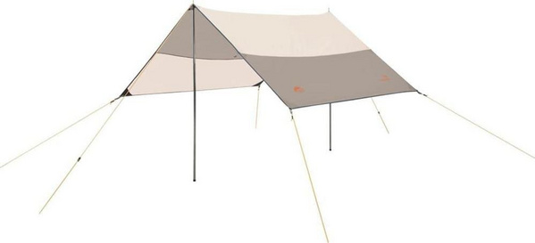 Çadër kampingu Easy Camp, 2 x 2.60m, e hirtë/bezhë