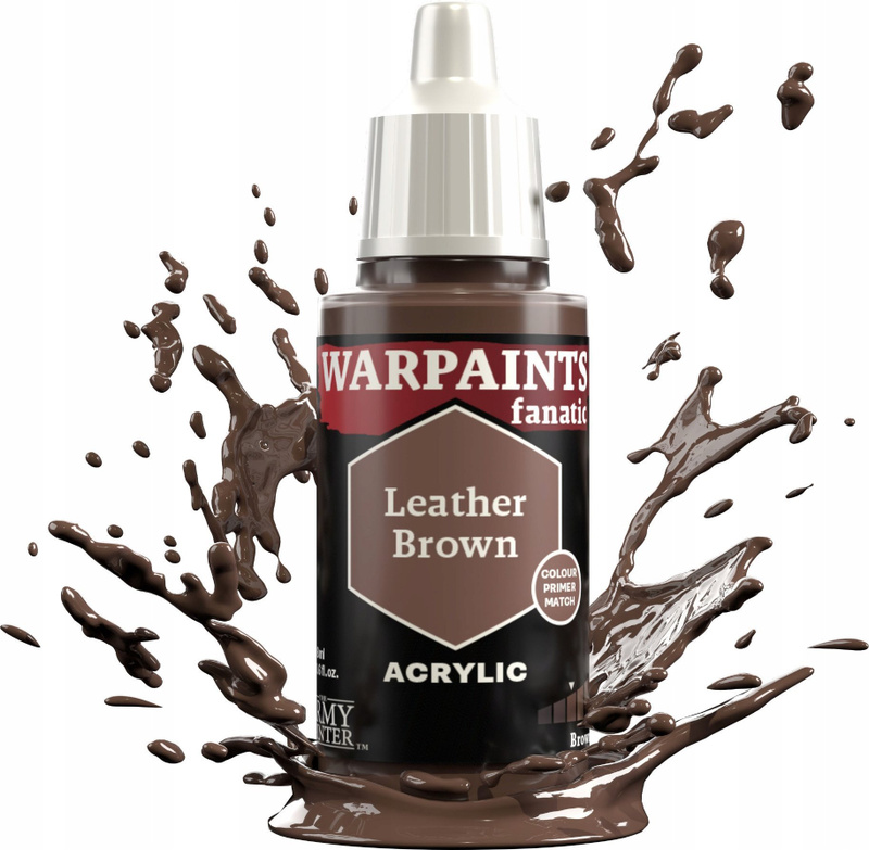 Ngjyrë akrilike The Army Painter Warpaints Fanatic Leather Brown, 18ml, kafe