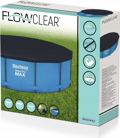 Mbulesë pishine Bestway (58037), 366 cm, e zezë