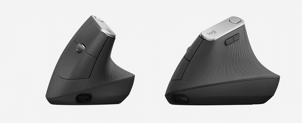 Maus Logitech MX Vertical, RF Wireless+Bluetooth, ergonomik, i hirtë