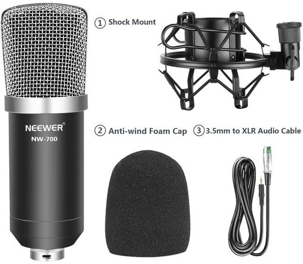 Mikrofon Neewer NW-700, i zi